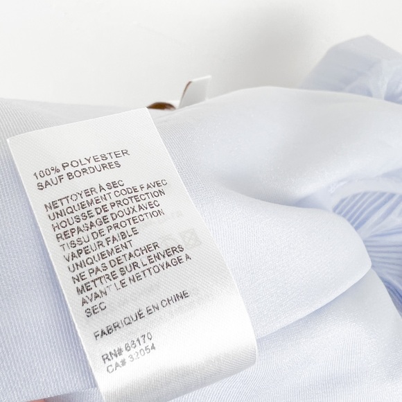 Zimmermann Lovestruck Cropped Ruffle Bodice Top Blouse in Periwinkle - Picture 13 of 16